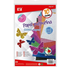 MP crafts Glitterpapír csomag - 10db dekorációs kellék