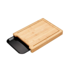 MPM SDB-5 bambusz vágódeszka tálcával 36x27,5x4 cm (SDB-5) konyhai eszköz