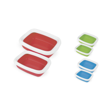 MPS BETA MINI MŰANYAG ALOMTÁL KERETTEL - vegyes szín 43x31x12cm macskatoalett