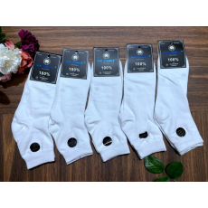 MR Pamut férfi pamut köztes szárú zokni MP3003 1cs/5pár fehér