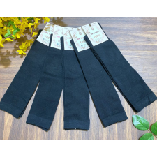 MR Pamut női térdzokni pamut fekete női zokni