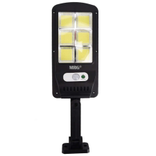  MRG M-6035 Solar Street lámpa, 120 LED, Napelemes töltő, fekete kültéri világítás