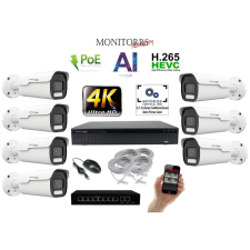 MS - 4k AI IP park kamerarendszer switchel 7 kamerával 8 Mpix - 6380K7B megfigyelő kamera