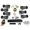  MS - AI Hybrid Light IP kamerarendszer 7 kamerával switchel 5 Mpix GT - 6144k7B