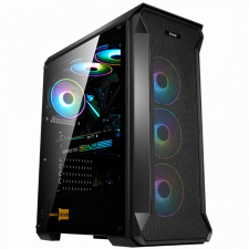 MS Armor V710 Gaming Window Black számítógép ház