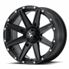  MSA WHEELS M33 Clutch Hasznosítási Felni - Fekete 14x7 motorkerékpár felni