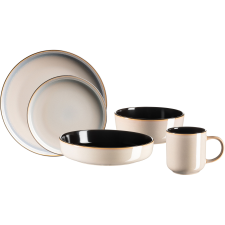 Mäser BEIGE ALENIA Étkészlet 10 db (674332) tányér és evőeszköz