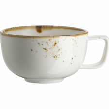 Mäser Pintar kávéscsésze, fehér, barna pöttyös,200 ml, barna, L bögrék, csészék