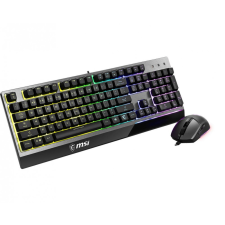 MSI ACCY VIGOR GK30 COMBO Gaming Keyboard + Optical Mouse, Fekete, Hun billentyűzet