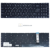 MSI GE76 Raider 10UE, 10UG, 10UH, 11UE, 11UG, 11UH, Leopard 12UE, 12UH gyári billentyűzet (US kiosztás, Per-Key RGB háttérvilágítással, fekete, keret nélkül)