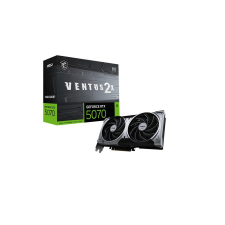 MSI GeForce RTX 5070 12G VENTUS 2X OC NVIDIA 12 GB GDDR7 videókártya