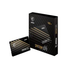 MSI SPATIUM S270 SATA 2.5 960GB SSD meghajtó 2.5" Serial ATA III 3D NAND (S78-440P130-P83) merevlemez