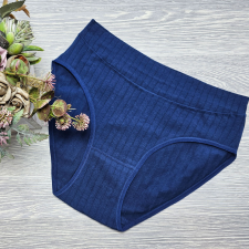 MST Magas derekú női alsó bordás anyagból XL/2XL, Kék női alsó