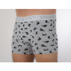 MST Mintás boxer 2XL, Világos szürke