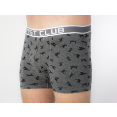 MST Mintás boxer M, Szürke