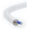  MT 2x0,75mm2 réz vezeték sodrott fehér H05VV-F