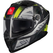 MT HELMETS MT Braker SV Fury zárt motoros bukósisak szürke-fluo sárga bukósisak