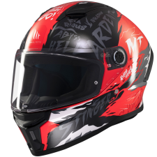 MT HELMETS MT Stinger 2 Ardent zárt bukósisak fekete-piros bukósisak