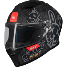 MT HELMETS MT Stinger 2 RAM F1 zárt motoros bukósisak fekete-szürke bukósisak