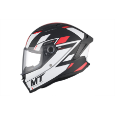 MT HELMETS MT Stinger 2 Solid Zivze zárt bukósisak fehér-fekete-piros matt bukósisak