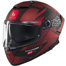 MT HELMETS MT Thunder 4 SV Luminence zárt motoros bukósisak matt piros bukósisak