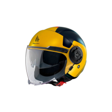 MT HELMETS Nyitott bukósisak MT Helmets Viale SV S Beta kék / sárga XL. motoros kabát