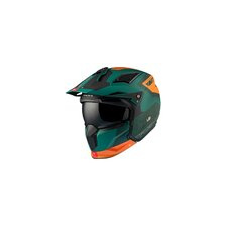 MT HELMETS Próba Sisak MT Sisakok Streetfighter SV S Totem zöld / narancs XXL bukósisak