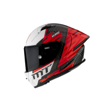 MT HELMETS Teljes Arcú Sisak MT Sisakok KRE+ Carbon Brush A5 piros L bukósisak