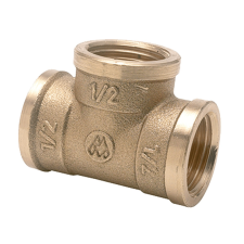  MTG 3130 menetes réz egál T-idom 3/8&amp;#34;B hűtés, fűtés szerelvény