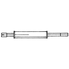 MTS első kipufogó dob 1380mm,1á380mm kipufogó alkatrész