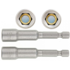 MTX 12x65mm mágneses dugókulcs fej csavarozóba 2db CrV bitfej készlet
