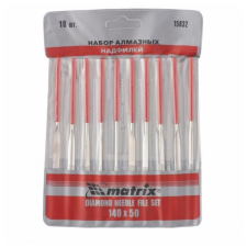 MTX 140x50x3mm gyémánt tűreszelő szett tasakban 10db reszelő