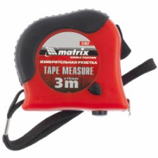 MTX 3m x 16mm Mérõszalag, gumi tok mérőszerszám