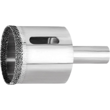 MTX 50x67mm galvanizált gyémánt körkivágó, üveg/kerámia barkácsgép tartozék