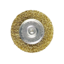MTX 75x6mm réz drótkorong, kefekorong ütvefúróhoz hullámos barkácsolás, csiszolás, rögzítés