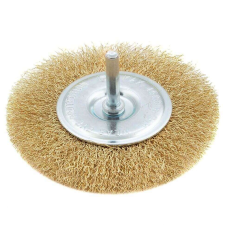 MTX Csapos Drótkorong, fúrógéphez, réz 100x6mm hullámos barkácsgép tartozék