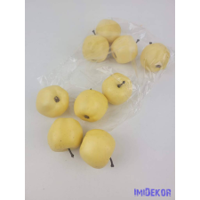  Mű alma 9 db/csomag - Sötét Krém dekorációs kellék