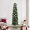  Mű karácsonyfa 300 LED-del Zöld 240 cm PVC, acél és műanyag