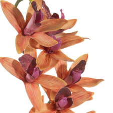  Mű orchidea Narancssárga dekoráció