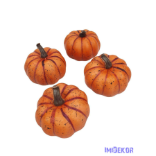  Mű tök 7cm 4db/csomag - Sötét Narancs dekorációs kellék