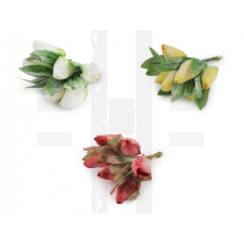  Mű tulipán dróton 6db/csomag dekorációs kellék