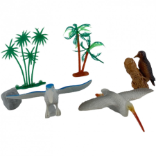  Műanyag állatok - Vizimadarak - 4 játékfigura