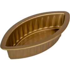  Műanyag bordás óriás hajó arany M8x19x38 cm dekorációs kellék