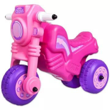 Műanyag Cross kismotor - pink lábbal hajtható járgány
