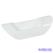  Műanyag csónak M7x27x11cm - Fehér dekorációs kellék