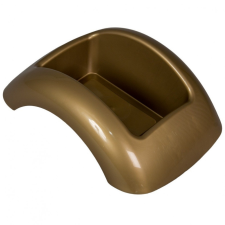  Műanyag domború tál arany FOCUS M8,5x23x17cm dekorációs kellék