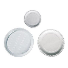  Műanyag fehér tányérok, átmérő 23 cm tányér és evőeszköz