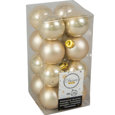  Műanyag gömb gyöngy 4cm 16db-os csomag karácsonyfadísz
