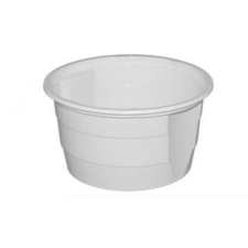 Műanyag gulyás tányér 750 ml - Fehér (50 db) party kellék