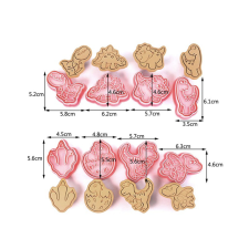  Műanyag keksz forma, süti forma - Dínós sütés és főzés